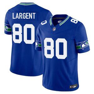 Mens Youths Optional For Steve Largent Vapor Stitched Jersey Royal Blue